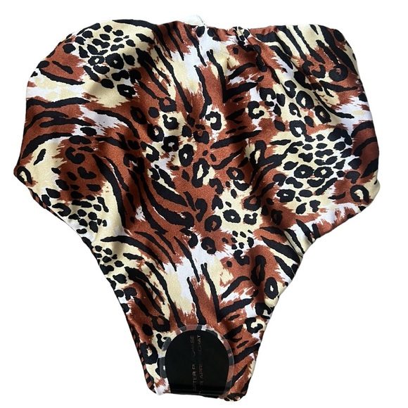 Volcom Roam Free Highwaist Bikini Bottom Floral/Stripes NWT Size XS - Picture 7 of 12